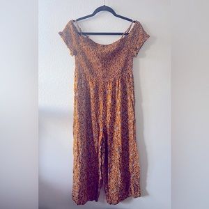 Yellow Floral Romper